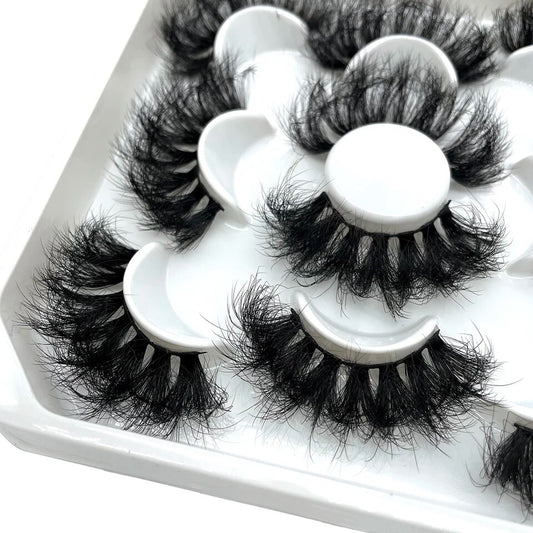 25mm 5 pairs 3D Mink Lashes